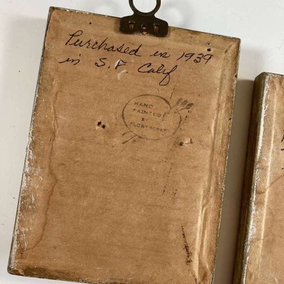 Vintage 1930s Flowercraft Milkweed Silhouette Mini Pictures - Picture 7 of 15